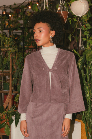 La veste Cameron - raisin
