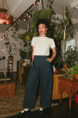 Le pantalon Sally - denim foncé