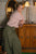Le pantalon ballon Sally - olive