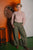 Le pantalon ballon Sally - olive