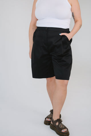 Le bermuda Sally - coton noir