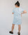 Robe Pique-nique - vichy bleu