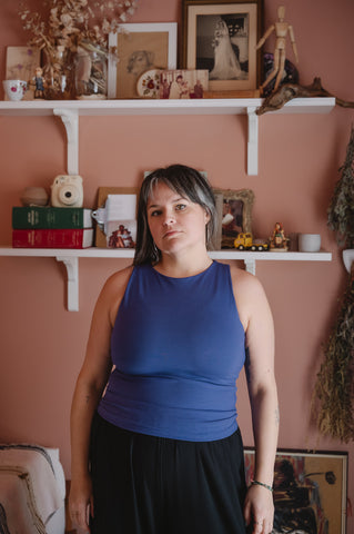 La camisole avec soutien intégré coton - essentiel